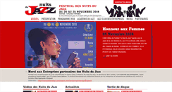 Desktop Screenshot of nuitdujazz.com